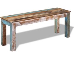 Medina Bankje 110x35x45 cm massief gerecycled hout