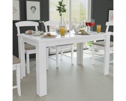Medina Eettafel 140x80x75 cm wit