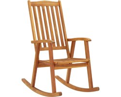 Medina Schommelstoel massief acaciahout