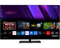 MEDION 125,7 cm (50 inch) televisie (smart-tv, Dolby Vision HDR, VIDAA Store, Netflix, Prime Video, Disney+, DAZN, Paramount+, HbbTV, PVR, Bluetooth, MD 850300)