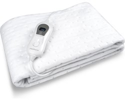 medisana HU 665 Elektrische onderdeken - warmtedeken - 3 warmtestanden - 1- persoons deken - onderdeken - 80 x 150 cm- elektrische warmte onderdeken