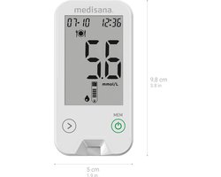 medisana Meditouch2 Startpakket - mmol/L (versie voor Nederland) - Bloedsuikermeter