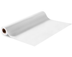 Medische papierrol - Wegwerp tafelrol - 45,7 cm x 68,58 m - 12 rollen - Voor onderzoekstafel en massagetafel - Wit