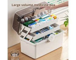 MediStash™ Grote Capaciteit Medicijndoos - Efficiënte Organisatie en Stijlvol Design - Variant: Classic