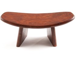 Meditatiekruk van mangohout