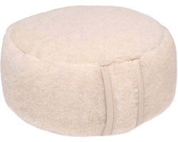 Meditatiekussen caramel merino wol - Lotus | Yoga kussen
