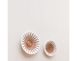 Medium wanddecoratie | Wandmand | Decoratieve schaal MADALA gemaakt van bananenvezels