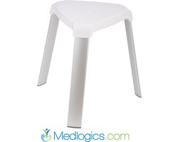 Medlogics Premium douchekruk met Antislip - douchestoel - Badkamer Kruk Douche Stoel - douchezitje - Lichtgewicht - 3 antislipvoetjes - Max. gebruikersgewicht 110 kg