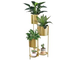 Meerdere Metaal Plant Standaard - 6-Tier Opvouwbaar Rek voor Bloempotten voor Patios, Tuinen en Huizen