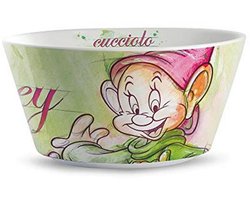 Meerkleurige Kom met Zeven Dwergen