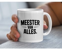 Meester van Alles Mok, Master of All Mug, Dutch Humor Gift, Sarcastic Gift Idea, Funny Work Mok, Cool Dutch Text, Gift for Him, Her