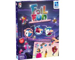 Megableu Foil Fun: Prinsessen en Eenhoorns - Creatief Knutselspel voor Kinderen - Knutselen met Folie en Stickers - Kunstwerkjes Maken zonder Knoeien