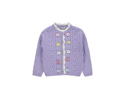 Meisjes vest met bloemen