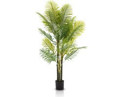 Meisterhome Areca Kunstpalm 180 cm – Grote Tropische Kunstplant – Realistische Kunstpalm voor Woonkamer & Kantoor