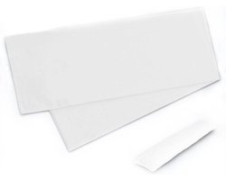 Meisterhome • set van 2 • hoes voor voedingskussen zijslaapkussen • 40x145 cm • Wit