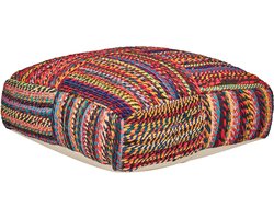 MEKHTAR - Vloerkussen - Multicolor - 70 x 70 cm - Katoen