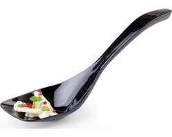 Melamine serveerlepel profi - Zwart - Set van 1 stuks