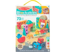 Melissa & Doug – Blockables™ Stad speelset – met draagbare bewaardoos