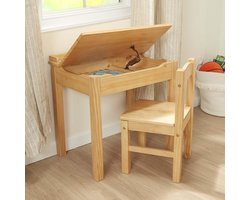 Melissa & Doug - Houten Kinder Lessanaar met Stoel (Honing)
