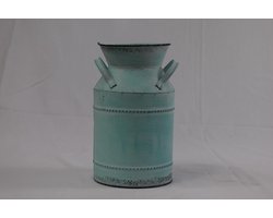 Melkbus metaal 11*22cm. Leuk voor op balkon of in de tuin.