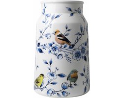 Melkbus vaas Bosvogels - Keramiek - 30 cm