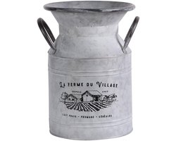 Melkkan Metaal - Serveren Schenken - Keuken Decoratie - Met Handvatten - 18x26cm - Grijs