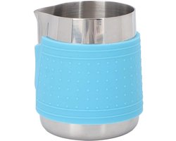 Melkopschuimbeker Roestvrij - Koffiekan - Perfect Schuim Maken - Lange Wateruitloop - 350 ml - Multicolor
