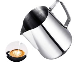 Melkopschuimkan - RVS - Melkkannetje - Barista - Melkkan - 350ML