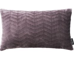 Melli Mello A kind of magic - Sierkussen - 30x50cm - Lila Mauve - Velvet - inclusief binnen kussen - met print