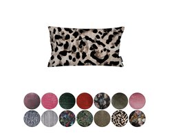 Melli Mello Most Wanted - Sierkussen - 30x50cm - Luipaard - Velvet - Inclusief binnen kussen - met print