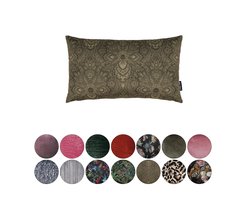 Melli Mello - Paisley World Sierkussen - 30x50 cm - Velvet - Diepbruin - Klein