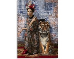 Melli Mello - Wall Art - 80x120cm - Plexiglas - Interieur - Frida Kahlo - Woonaccessoire - Wanddecoratie - Kunst - Art - Schilderij - Poster