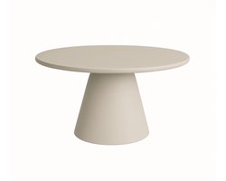 Mello Eetkamertafel rond beige 150 cm