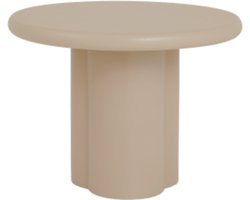 Melzo Bijzettafel rond beige 60 cm