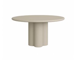 Melzo Eetkamertafel rond beige 150 cm