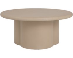 Melzo Salontafel rond beige 90 cm