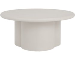 Melzo Salontafel rond wit 90 cm
