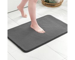 Memory Foam Bath Mat Shower Mat 60 x 90 cm - Dark Grey