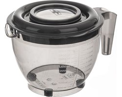 Mengkom met Deksel Maatregel GREY 2,5 l - Beslagkom - Mixkom