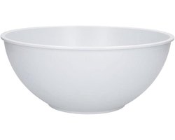 Mengkom Plastic - Keuken Kom - Beslag Maken - Gemaakt van gerecycled materiaal - 24.5 cm - Wit