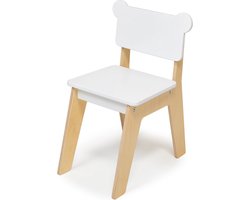 Mentari Kindermeubels: STOEL BEER 27x39x50cm, zithoogte 28cm, in hout, in doos, 3-6j