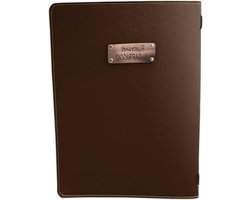 Menu A4 Sets - Pub Menu's - Horeca Presentatie - Personaliseerbaar Ontwerp - 8 Stuks - Bruin