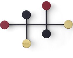 Menu Afteroom kapstok zwart/messing