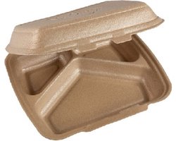 Menubox - Bruin - 3 vaks - 125st. DUURZAAM