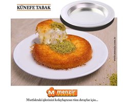 Menzir kunefe schaal (kunefe borden) - klein