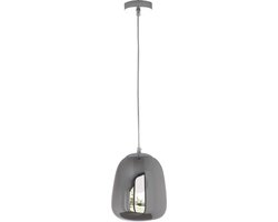 MEO Fano Hanglamp - Glazen kap - Sfeervolle Verlichting - Atmosferische verlichting - Zilver