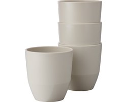 Mepal beker Silueta – 4x 200 ml – Koffiebeker – Nordic white