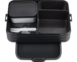Mepal Bento Lunchbox large – Broodtrommel - 8 boterhammen - Nordic black