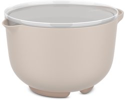 Mepal Beslagkom met deksel Chef it - 1500 ml - Schaal - Magnetron- en vaatwasmachinebestendig - Bakspullen - Chalk