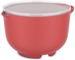 Mepal Beslagkom met deksel Chef it - 1500 ml - Schaal - Magnetron- en vaatwasmachinebestendig - Bakspullen - Coral